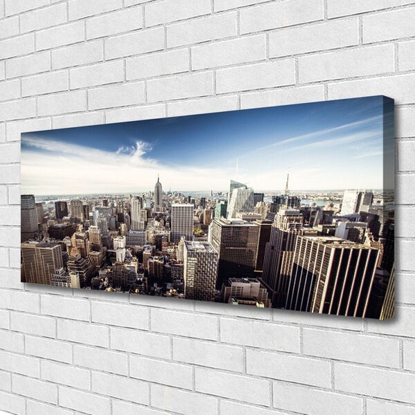 Obraz canvas Panorama Miejskich Drapaczy Chmur