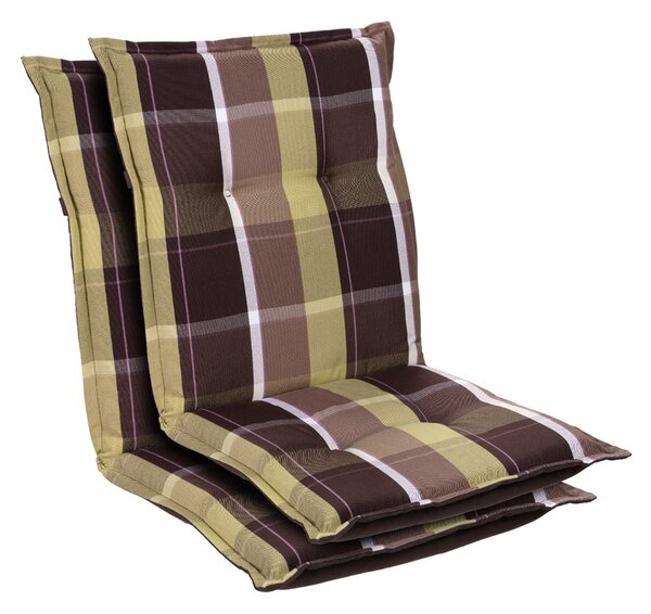 Blumfeldt Prato, poduszka na krzesło ogrodowe z niskim oparciem, poduszka na fotel ogrodowy, poliester, 50 x 100 x 8 cm