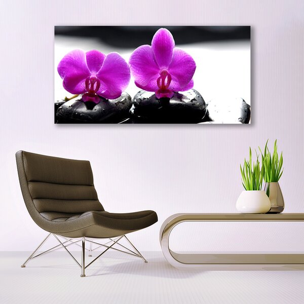 Obraz Szklany Kwiaty Orchidea Natura