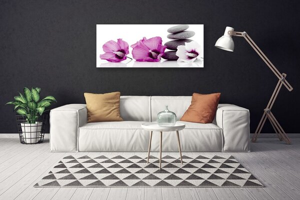 Obraz canvas na ścianę Klimatyczne Kwiaty w Spa