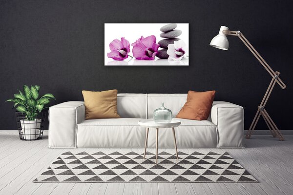Obraz canvas na ścianę Klimatyczne Kwiaty w Spa