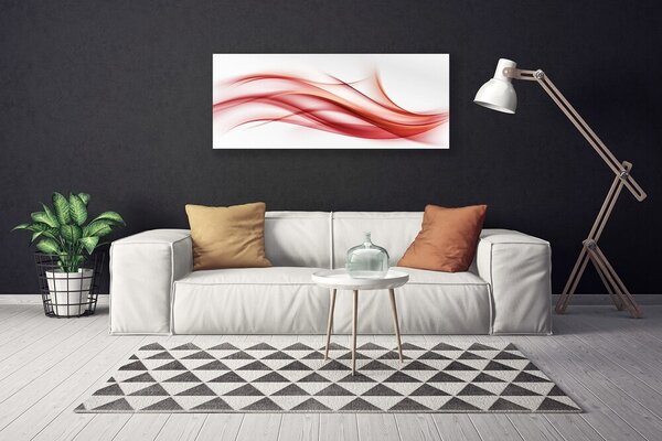 Obraz canvas Czerwona Ekspresja Graficzna