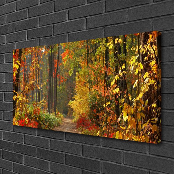 Obraz canvas Złota Jesień w Lesie