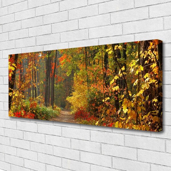 Obraz canvas Złota Jesień w Lesie
