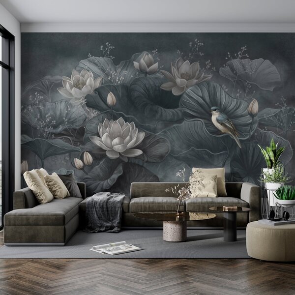 Fototapety Spokój wśród eleganckich kwiatów natury, Fototapety Kwiaty, w02407 : Uwalls.pl