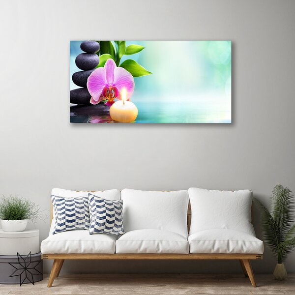 Obraz canvas Orchidea nad Lustrem Wody