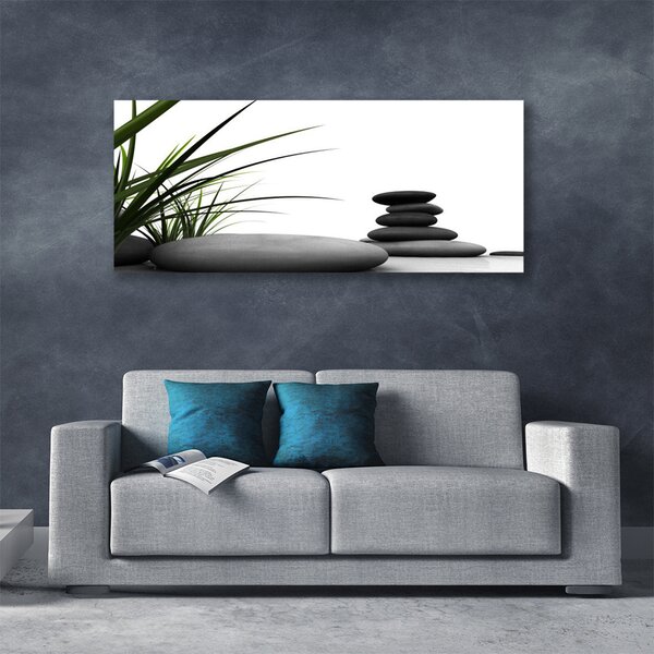 Obraz canvas Graficzny Motyw Trawy