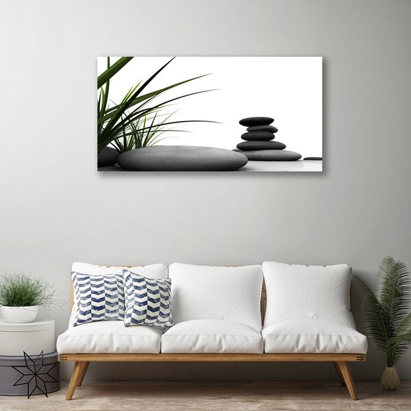 Obraz canvas Graficzny Motyw Trawy