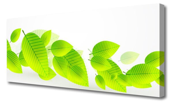 Obraz canvas Zieleń Liści i Kwiatów