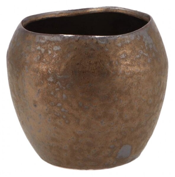 Doniczka ceramiczna AMARAH 12 cm brązowa
