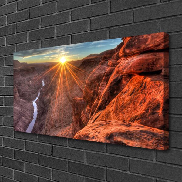 Obraz canvas Pustynny Żar Słońca
