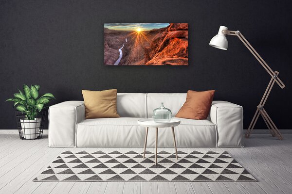 Obraz canvas Pustynny Żar Słońca