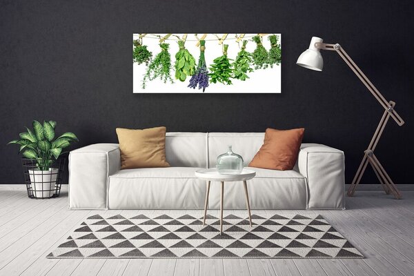 Obraz canvas na ścianę Płatki Ziół i Kwiatów