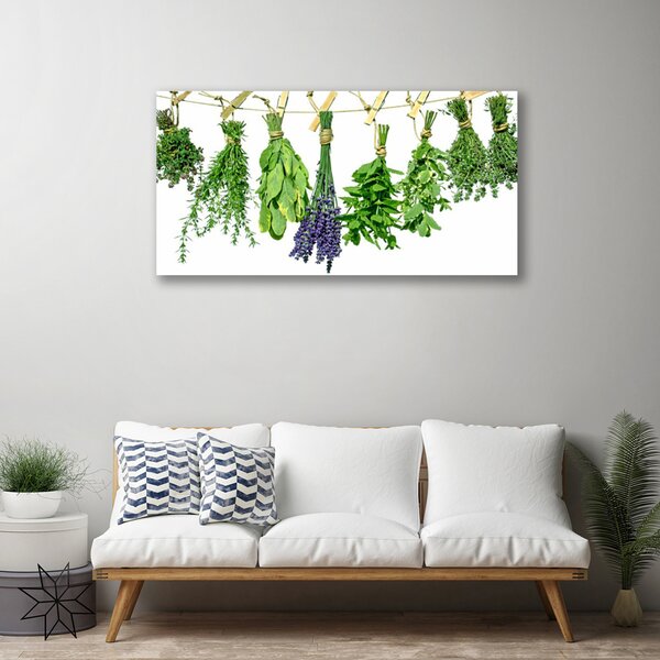 Obraz canvas na ścianę Płatki Ziół i Kwiatów