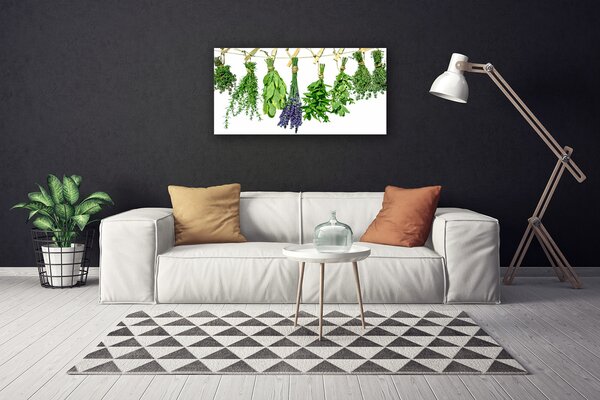 Obraz canvas na ścianę Płatki Ziół i Kwiatów