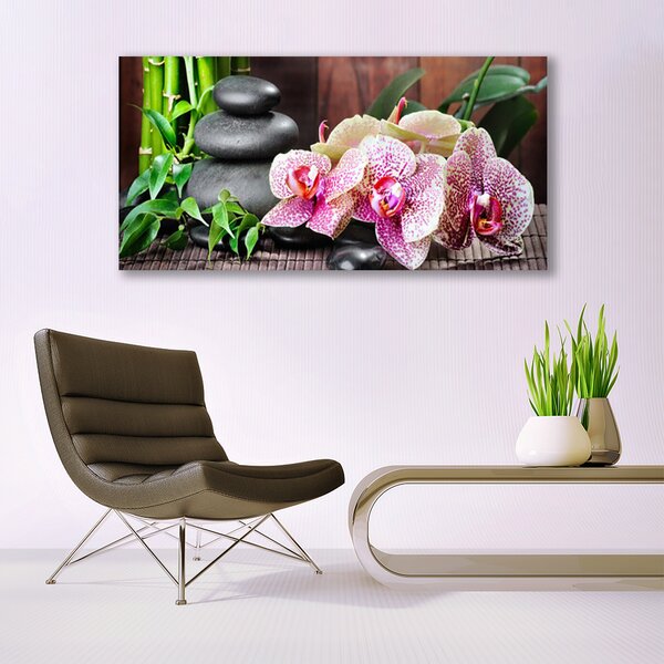 Obraz canvas Orchidea w Klimacie Zen