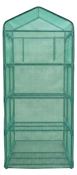 Mini szklarnia foliowa, 4 piętrowa, 68 x 49 x 158 cm
