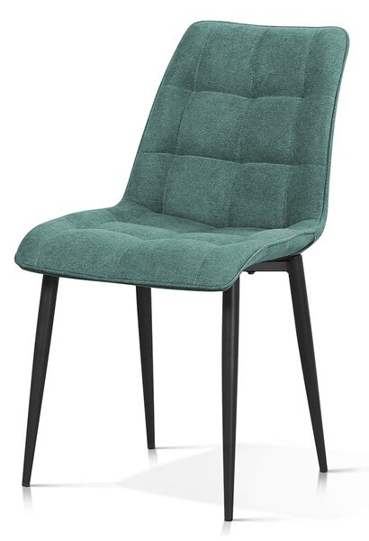 Zielone krzesło Maroko tkanina szenilowa