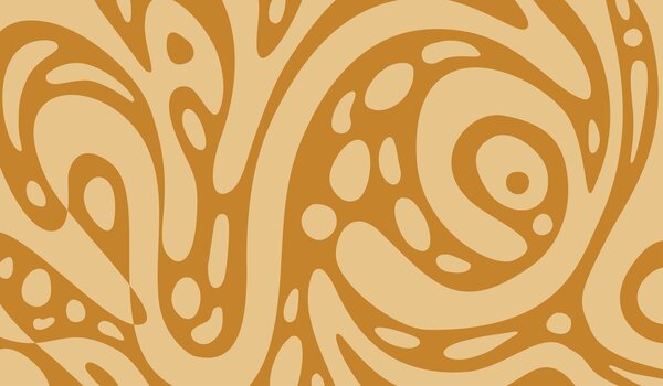 Fototapety Abstrakcyjny wzór z ciepłymi ochrowymi kształtami, Fototapety Abstrakcja, w05071v1 : Uwalls.pl