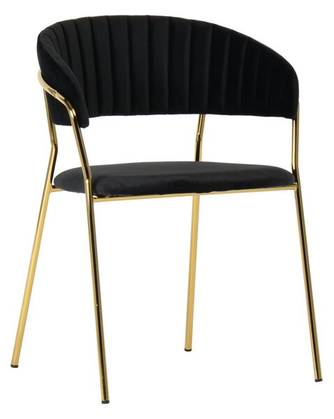 Krzesło Goma złote nogi