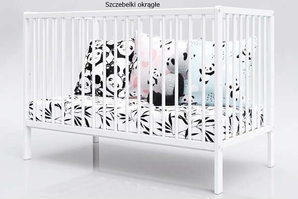 Białe Łóżeczko - Tapczanik DOMI bez szuflady