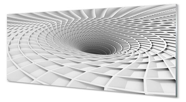 Obraz na szkle Geometryczny lej 3d