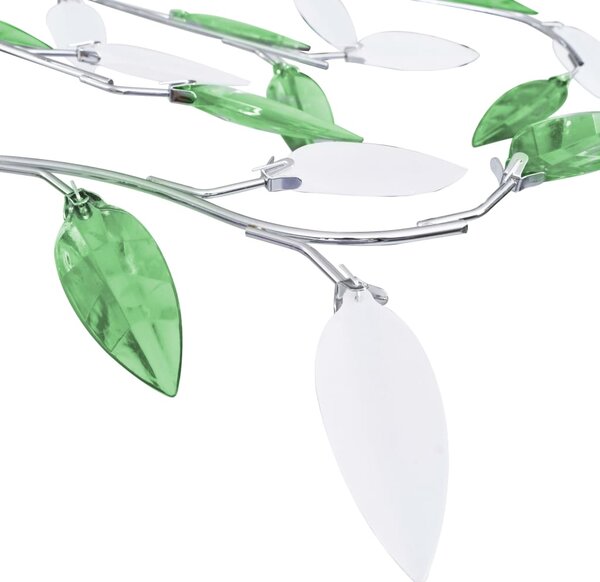 Zielona lampa sufitowa w kształcie liści - EX217 R9-P69