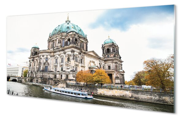 Obraz na szkle Niemcy Katedra rzeka berlin
