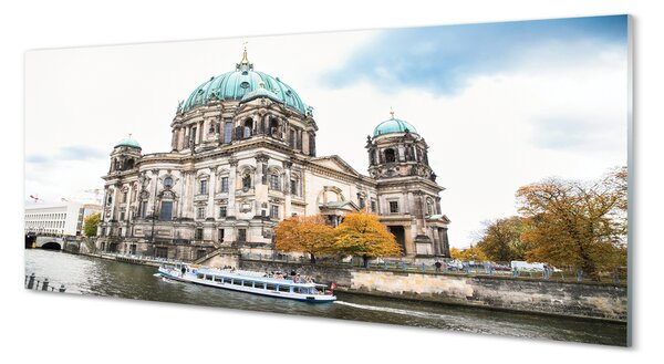 Obraz na szkle Niemcy Katedra rzeka berlin