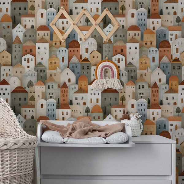 Tapety Małe domki miejskie, Tapety Abstrakcyjne, a00970 : Uwalls.pl