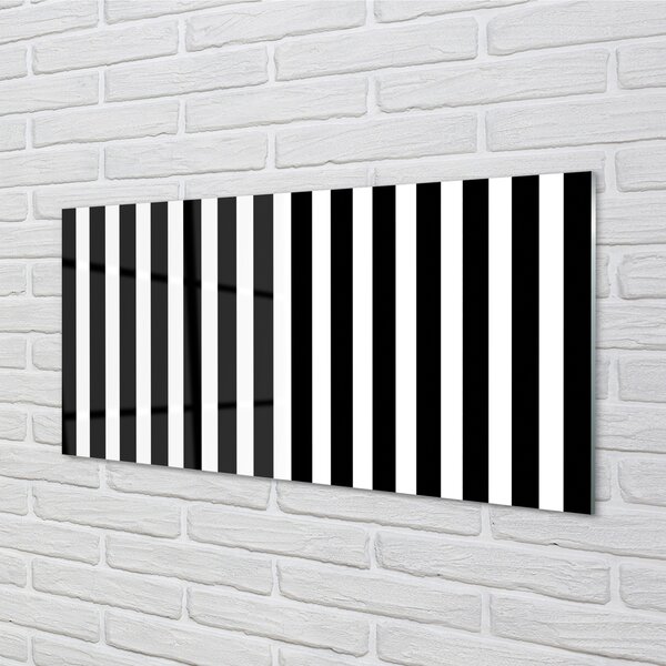 Obraz na szkle Geometryczne paski zebra