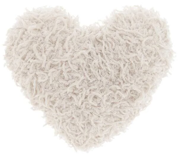 Poduszka dekoracyjna ROMEO HEART 45x45 cm, kremowy