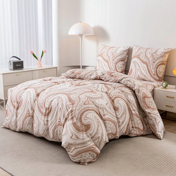 Pościel z mikrofibry NUDESTONE beżowe Rozmiar pościeli: 2 szt 70 x 80 cm | 160 x 200 cm
