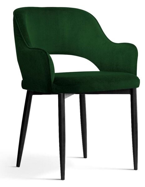 Darmowa dostawa Krzesło tapicerowane MERCY zielone