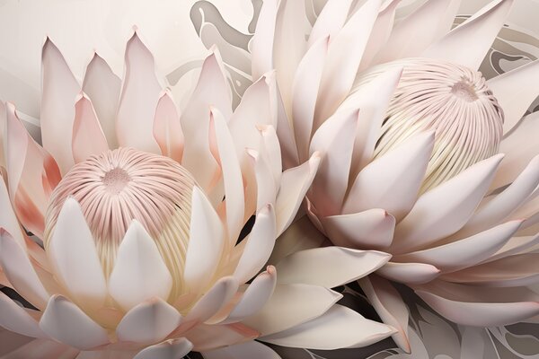 Fototapety Ogromne kwiaty, Protea, Fototapety Kwiaty, w09692 : Uwalls.pl