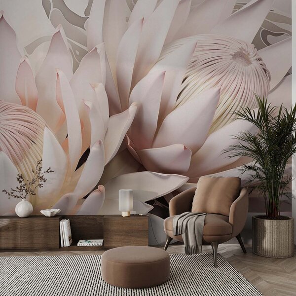 Fototapety Ogromne kwiaty, Protea, Fototapety Kwiaty, w09692 : Uwalls.pl