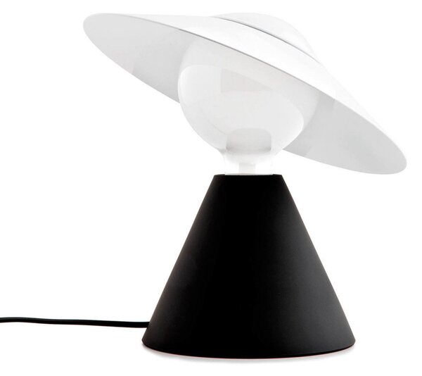 Lampa Stołowa Stilnovo, Fante, czarny, salon, tworzywo sztuczne, design