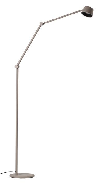 Lampa Podłogowa ANTIDARK, Direction F2, ściemnialny, szary, salon, metal, nowoczesny