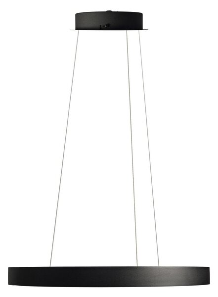 Lampa Wisząca ANTIDARK, Gloria, ściemnialny, czarny, jadalnia, metal, design