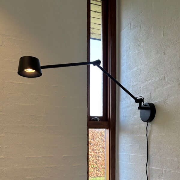 Lampa Ścienna ANTIDARK, Direction, ściemnialny, czarny, salon, metal, nowoczesny