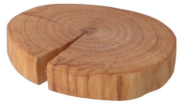 ČistéDřevo Podkładka z drewna dębowego 30–35 cm