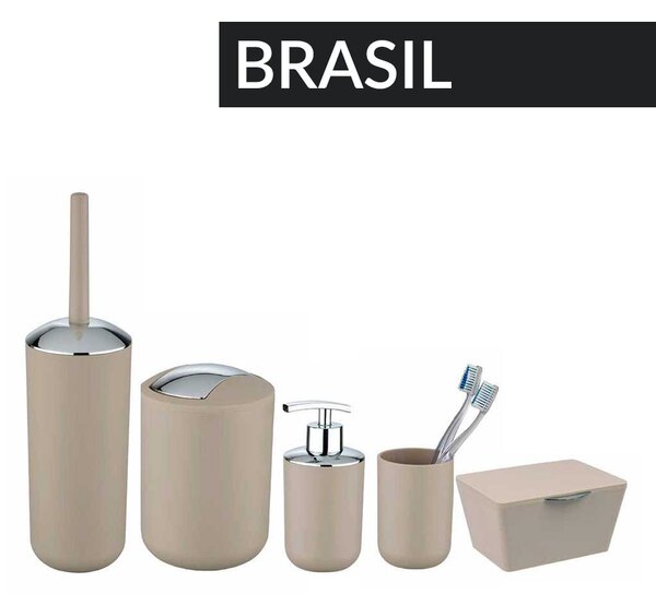 Pojemnik na szczotkę BRASIL + szczotka WC, WENKO