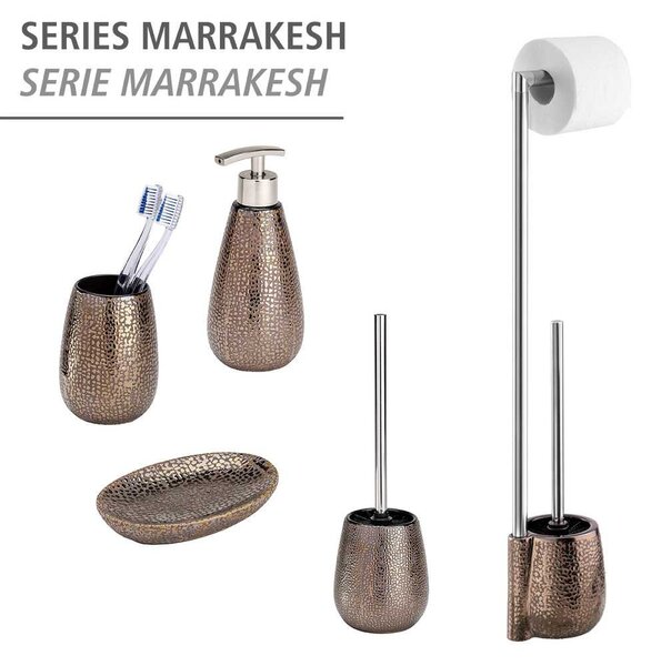 Pojemnik na szczotkę MARRAKESH + szczotka WC, WENKO