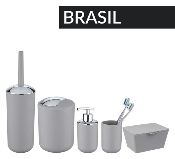 Pojemnik na szczotkę BRASIL + szczotka WC, WENKO