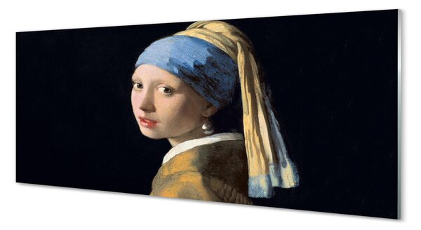 Obraz na szkle Dziewczyna z perłą - Johannes Vermeer