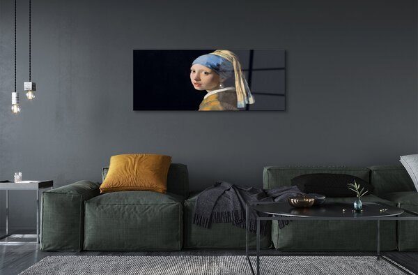 Obraz na szkle Dziewczyna z perłą - Johannes Vermeer