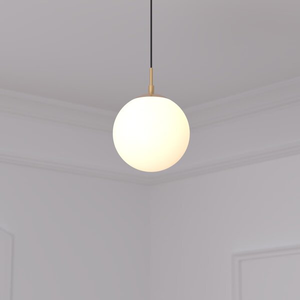 Okrągła lampa wisząca DRIS, kula, Ø 20 cm