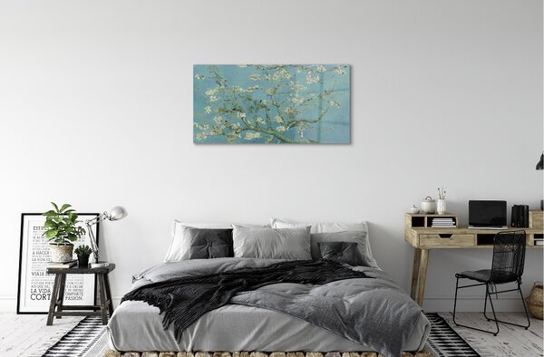 Obraz na szkle Kwitnący migdałowiec - Vincent van Gogh
