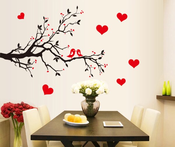 Naklejka na ścianę "Drzewo miłości" 60x85 cm