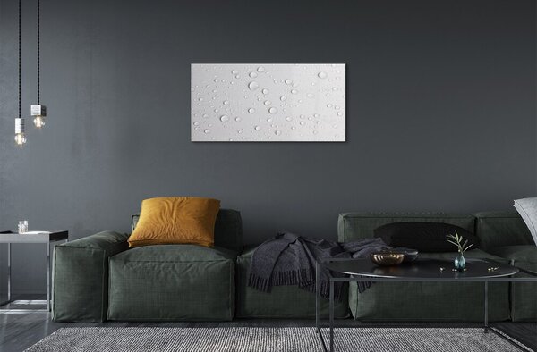 Obraz na szkle Krople woda makro